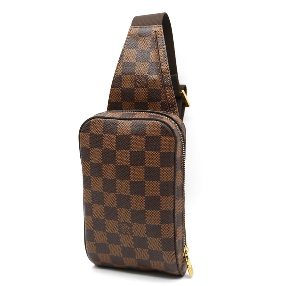 Louis Vuitton Brown Checkered Belt Bag